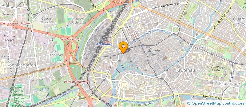 localisation de l'entreprise STRASSUSHI  STRASBOURG
