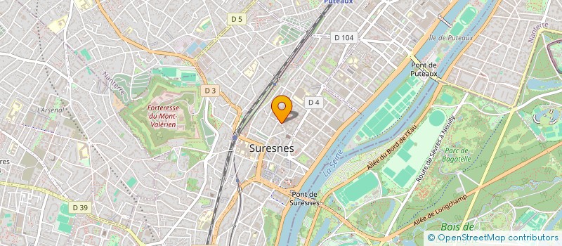 localisation de l'entreprise STRAT AND CO à SURESNES