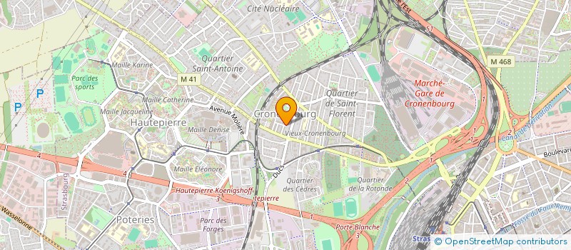 localisation de l'entreprise STRAT ECO à STRASBOURG