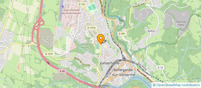 localisation de l'entreprise STRAT & GO à VALSERHONE