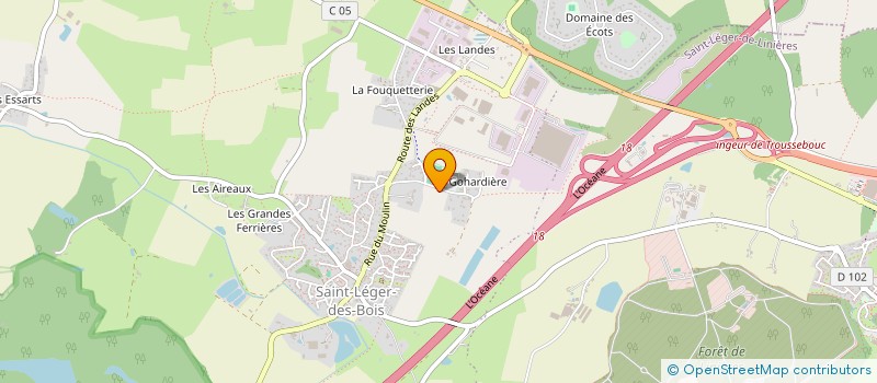 localisation de l'entreprise STRAT&GO CONSEIL  SAINT-LEGER-DE-LINIERES