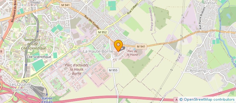 localisation de l'entreprise STRAT HOME  VILLENEUVE-D'ASCQ