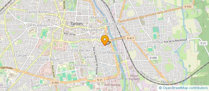 localisation de l'entreprise STRAT'IMMO  TARBES