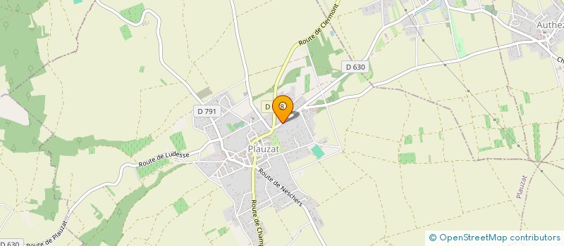 localisation de l'entreprise STRAT&M  PLAUZAT