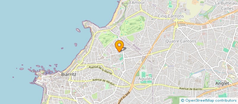 localisation de l'entreprise STRAT'N CO à BIARRITZ