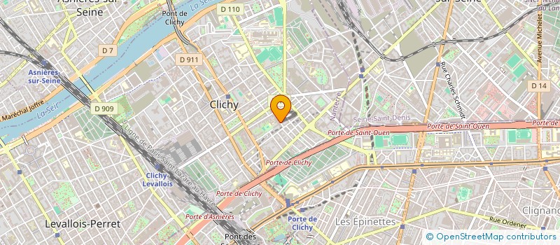 localisation de l'entreprise STRAT'NCO à CLICHY