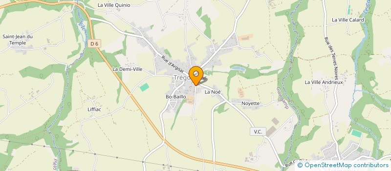 localisation de l'entreprise STRAT-ON  TREGOMEUR