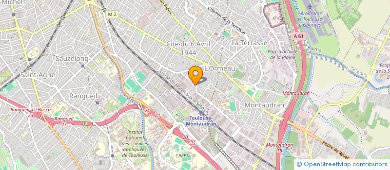 localisation de l'entreprise STRAT SCIENCES HUMAINES à TOULOUSE