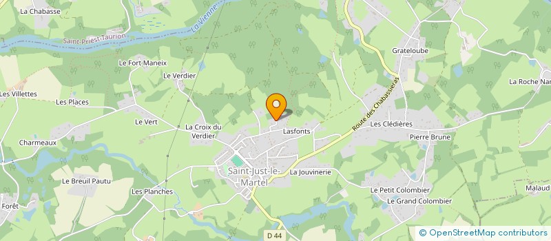 localisation de l'entreprise STRAT'UP VISOR  SAINT-JUST-LE-MARTEL