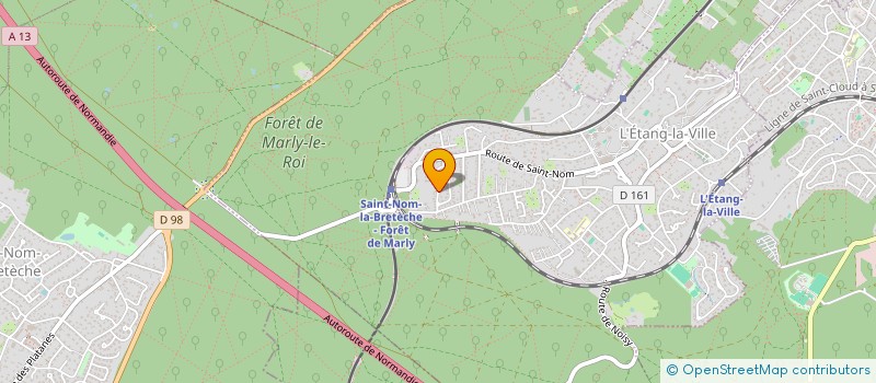 localisation de l'entreprise STRAT2EXEC  L'ETANG-LA-VILLE