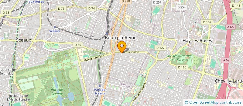 localisation de l'entreprise STRAT2RESULT à BOURG-LA-REINE