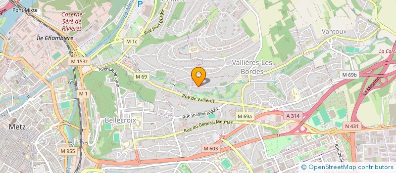 localisation de l'entreprise STRATA GEM  METZ