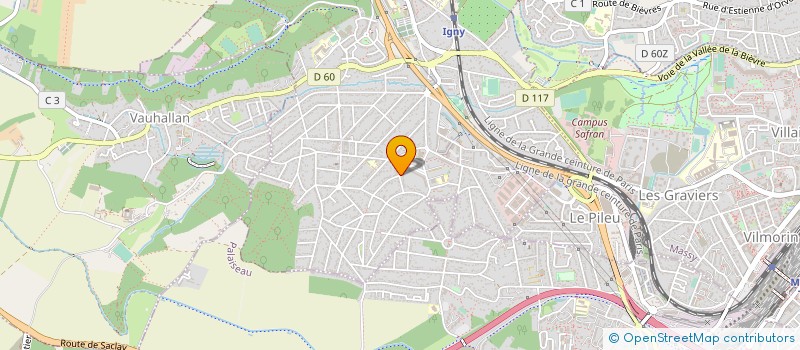 localisation de l'entreprise STRATAGIS ENVIRONNEMENT à IGNY