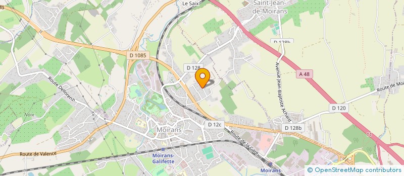 localisation de l'entreprise STRATAGON à MOIRANS