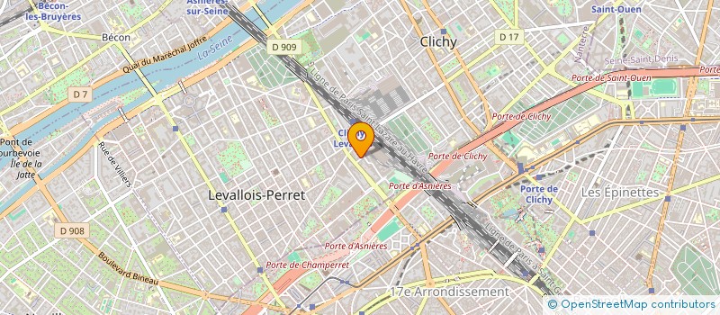 localisation de l'entreprise STRATAIGE HOLDING à LEVALLOIS-PERRET