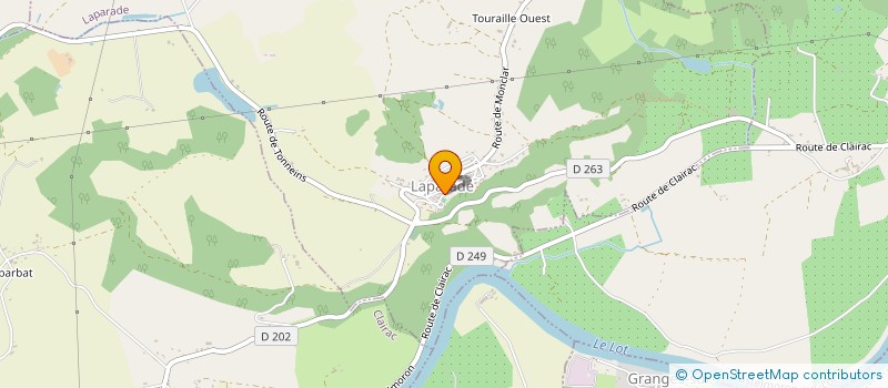 localisation de l'entreprise STRATBERRIES  LAPARADE