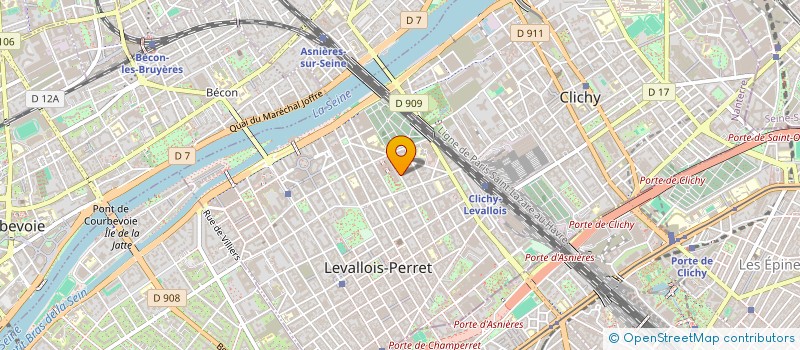 localisation de l'entreprise STRATCO à LEVALLOIS-PERRET