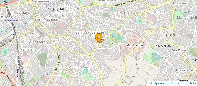 localisation de l'entreprise STRATE.ASSO  PERPIGNAN