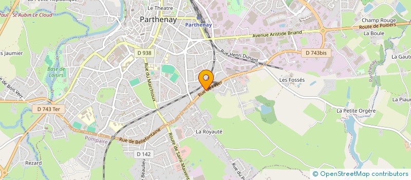 localisation de l'entreprise STRATE FORME à LE TALLUD
