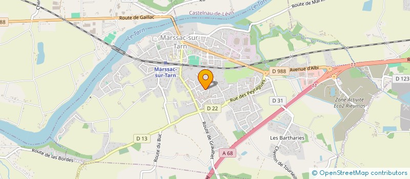 localisation de l'entreprise STRATEA COURTAGE  MARSSAC-SUR-TARN