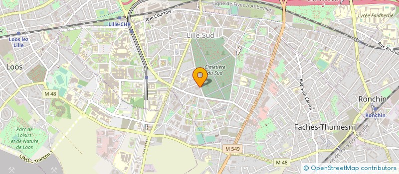 localisation de l'entreprise STRATEC NORD à LILLE