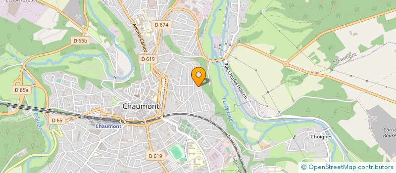 localisation de l'entreprise STRATECH CONSEIL  CHAUMONT