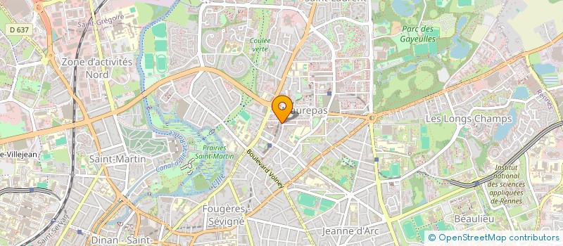 localisation de l'entreprise STRATECHEM à RENNES