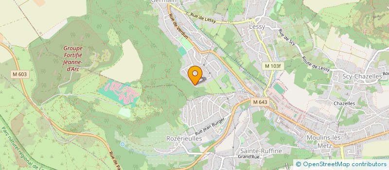 localisation de l'entreprise STRATEDGX  CHATEL-SAINT-GERMAIN