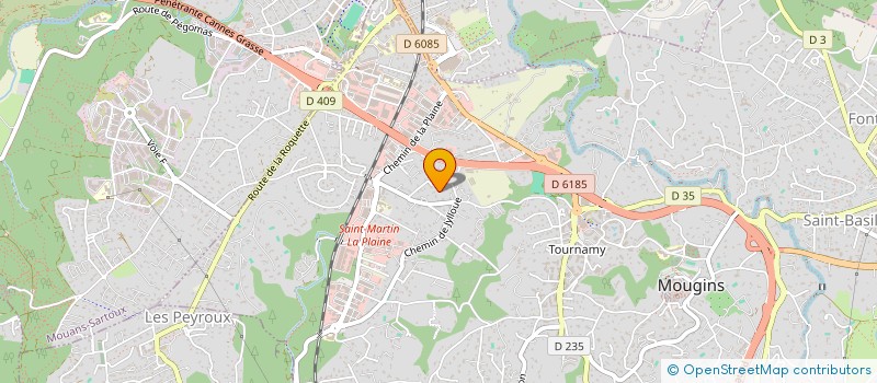 localisation de l'entreprise STRATEG-E à MOUGINS