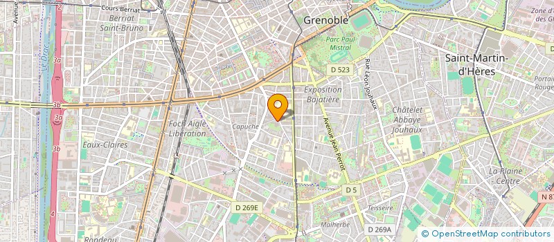 localisation de l'entreprise STRATEGE à GRENOBLE