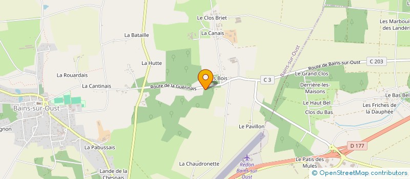 localisation de l'entreprise STRATEGE  BAINS-SUR-OUST