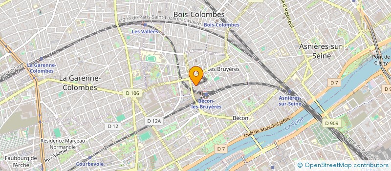 localisation de l'entreprise STRATEGE .COM à ASNIERES-SUR-SEINE