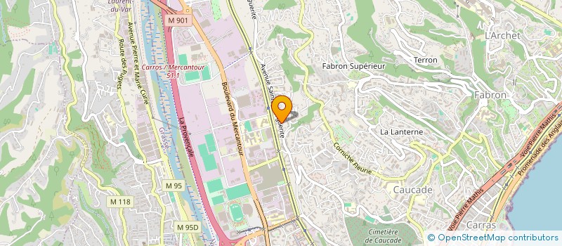localisation de l'entreprise STRATEGE EUROPE SARL à NICE