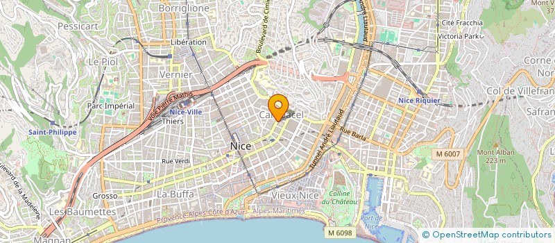 localisation de l'entreprise STRATEGE IMMOBILIER à NICE