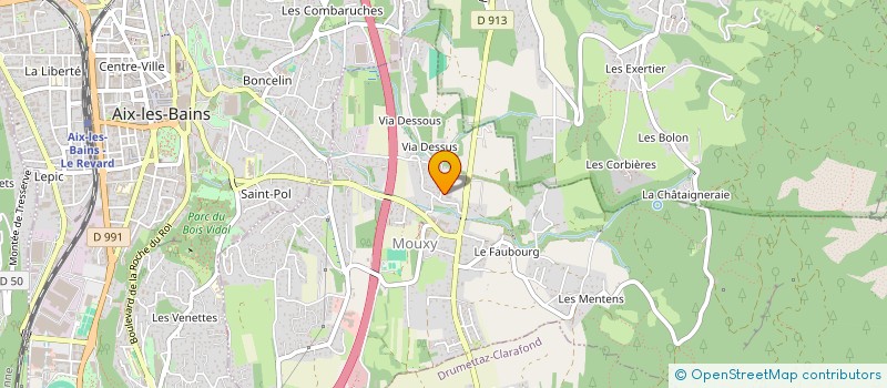 localisation de l'entreprise STRATEGE PHARMA INVEST à MOUXY
