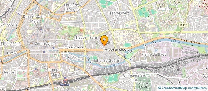 localisation de l'entreprise STRATEGES à RENNES
