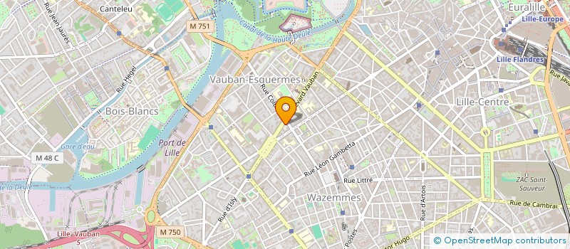 localisation de l'entreprise STRATEGES à LILLE