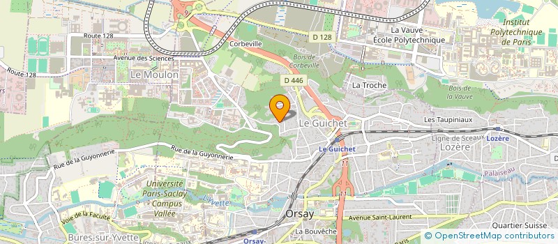 localisation de l'entreprise STRATEGES DEVELOPPEMENT à ORSAY