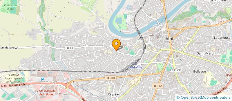 localisation de l'entreprise STRATEGIC BIO HEALTH SOLUTIONS à ALBI