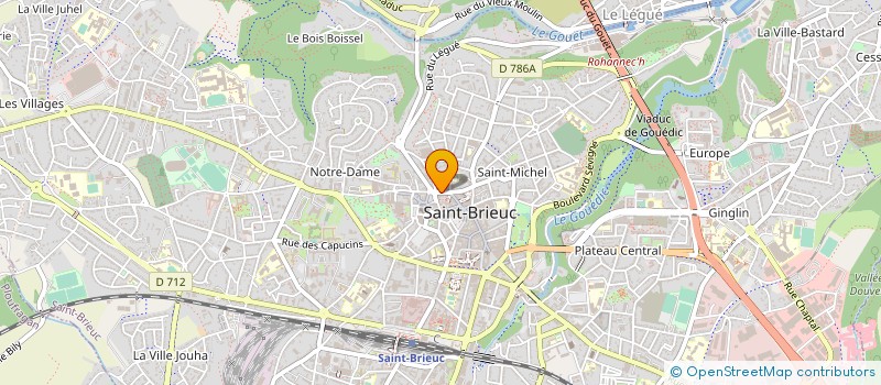 localisation de l'entreprise STRATEGIC TELEMATICS SA à SAINT-BRIEUC