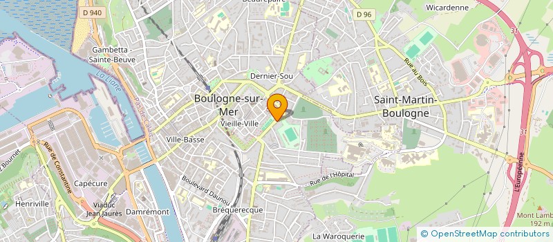 localisation de l'entreprise STRATEGIE à BOULOGNE SUR MER