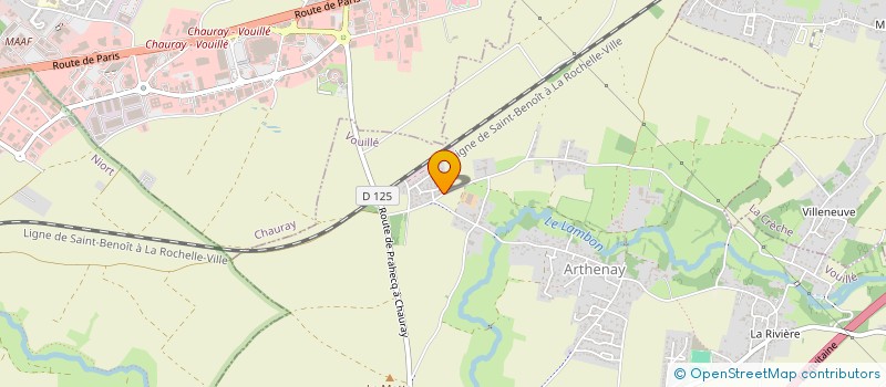 localisation de l'entreprise STRATEGIE 79  PRAHECQ