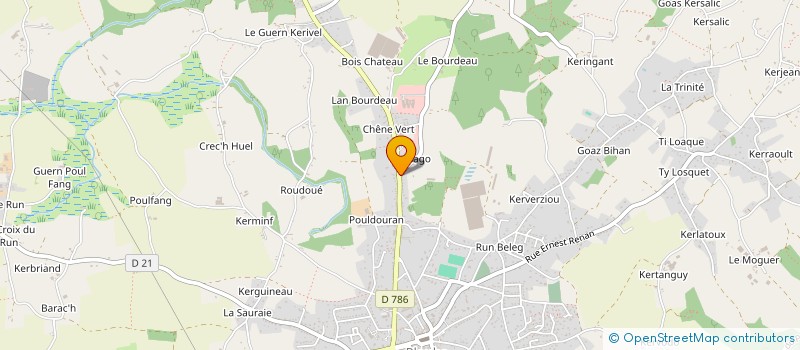 localisation de l'entreprise STRATEGIE ACCOMPAGNEMENT LOGISTIQUE  PLOUHA