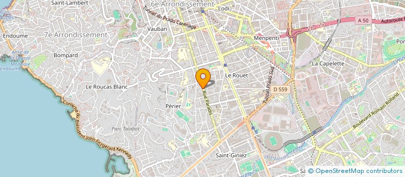 localisation de l'entreprise STRATEGIE CONSEIL PATRIMOINE  MARSEILLE