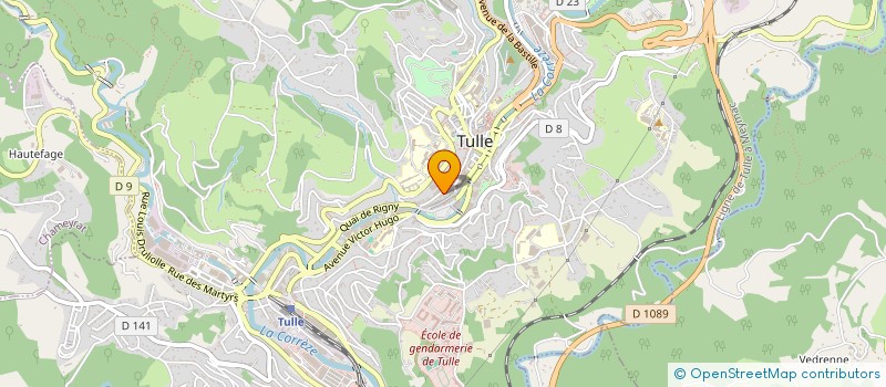 localisation de l'entreprise STRATEGIE & DEVELOPPEMENT  TULLE