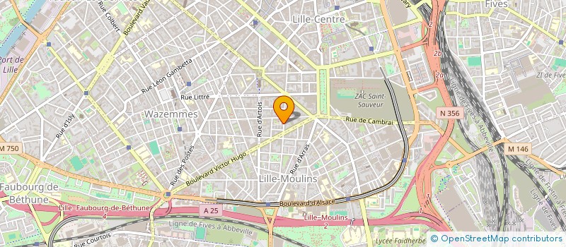 localisation de l'entreprise STRATEGIE ET AVENIR à LILLE