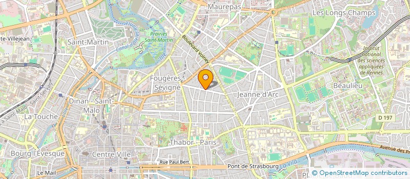 localisation de l'entreprise STRATEGIE ET CONTROLE SA à RENNES