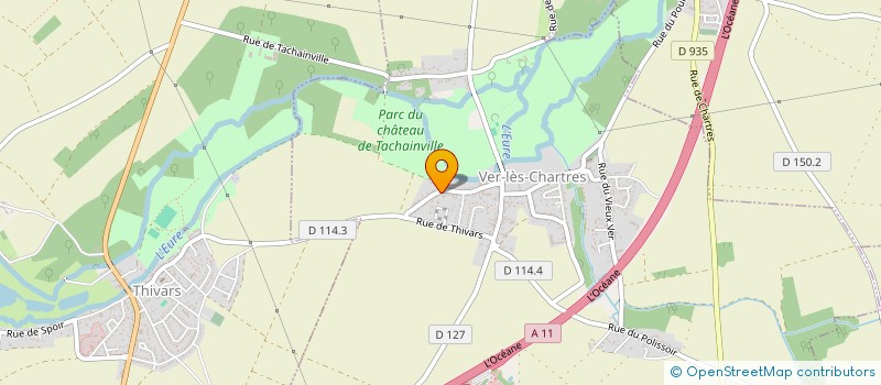 localisation de l'entreprise STRATEGIE ET DEVELOPPEMENT à VER-LES-CHARTRES