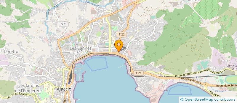 localisation de l'entreprise STRATEGIE IMMOBILIERE à AJACCIO