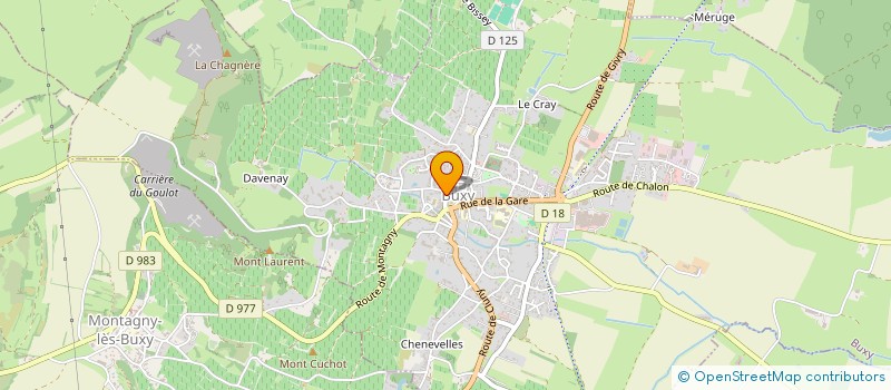 localisation de l'entreprise STRATEGIES IMMOBILIER à BUXY